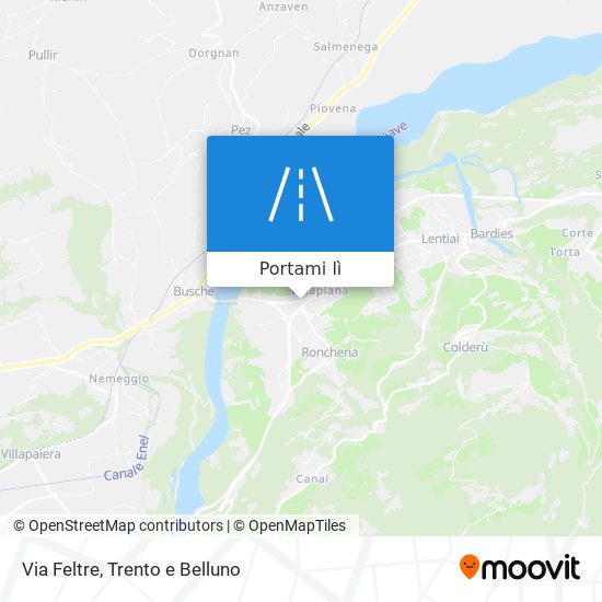 Mappa Via Feltre