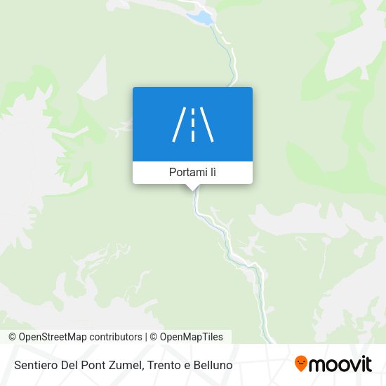 Mappa Sentiero Del Pont Zumel