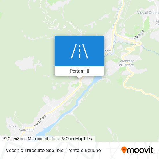 Mappa Vecchio Tracciato Ss51bis