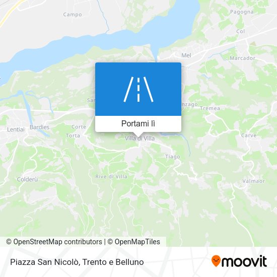 Mappa Piazza San Nicolò