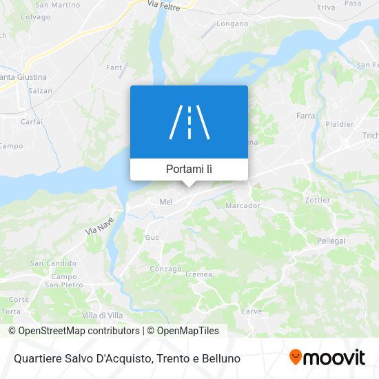 Mappa Quartiere Salvo D'Acquisto
