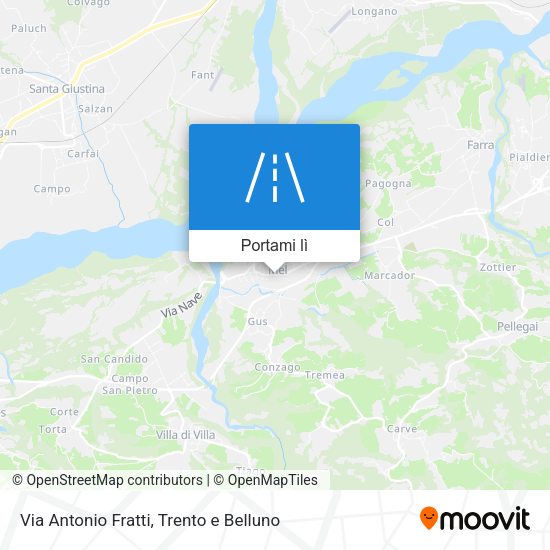 Mappa Via Antonio Fratti