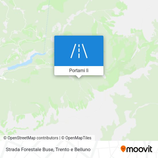 Mappa Strada Forestale Buse