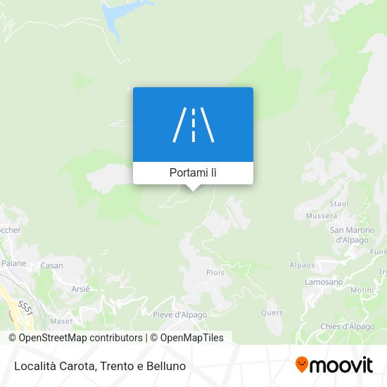 Mappa Località Carota