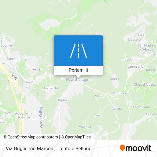 Mappa Via Guglielmo Marconi