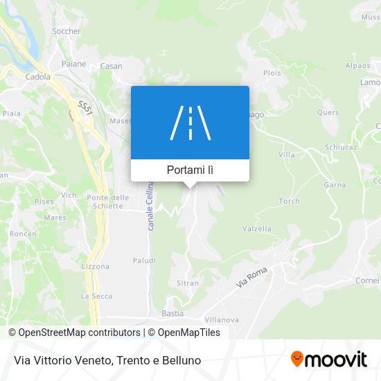 Mappa Via Vittorio Veneto