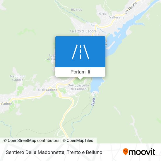 Mappa Sentiero Della Madonnetta