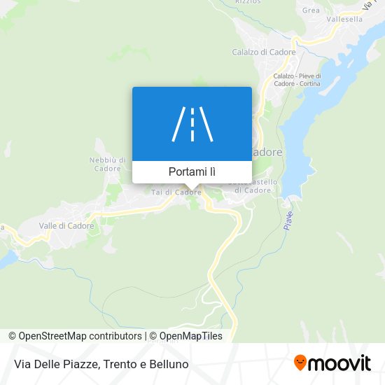 Mappa Via Delle Piazze