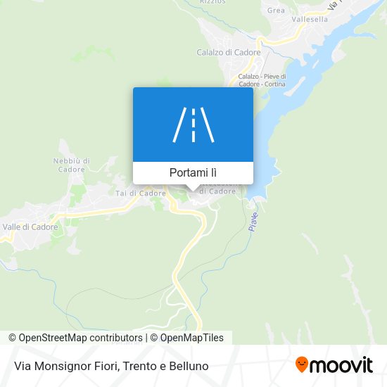 Mappa Via Monsignor Fiori