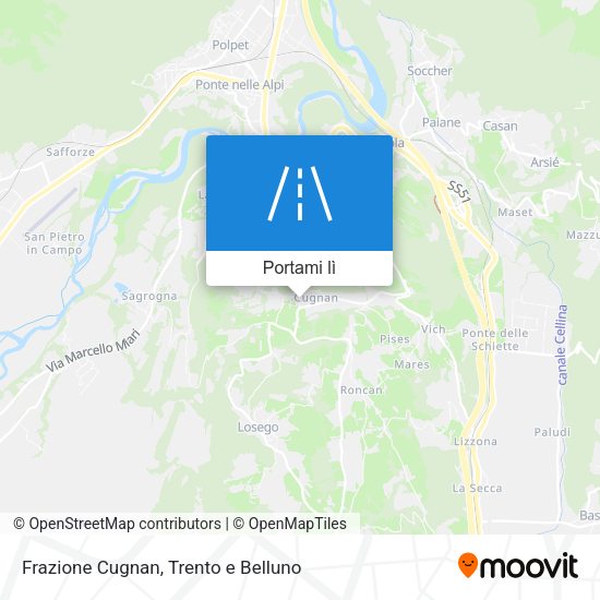 Mappa Frazione Cugnan