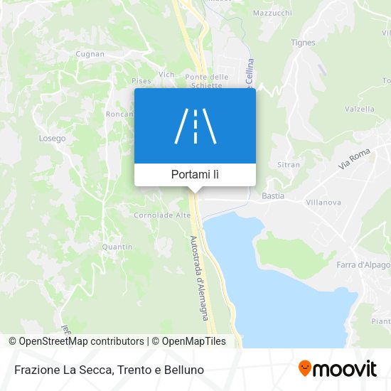 Mappa Frazione La Secca