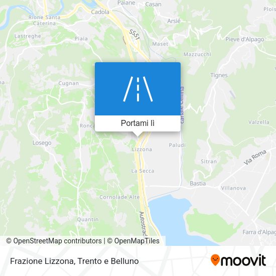 Mappa Frazione Lizzona