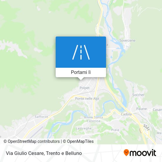 Mappa Via Giulio Cesare