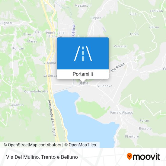 Mappa Via Del Mulino