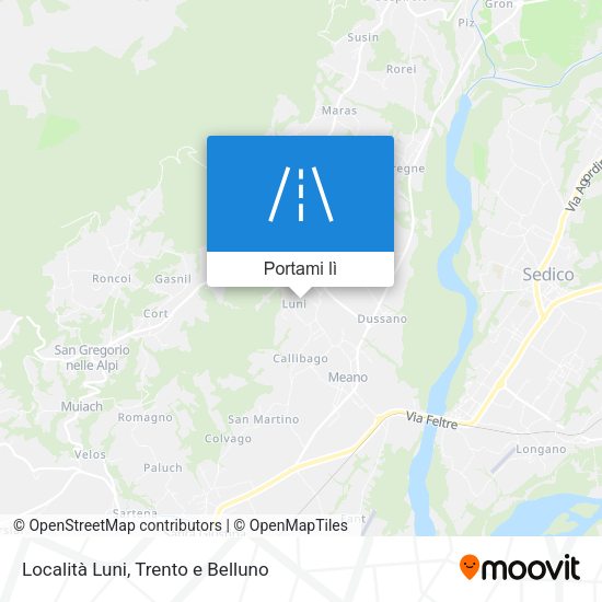 Mappa Località Luni