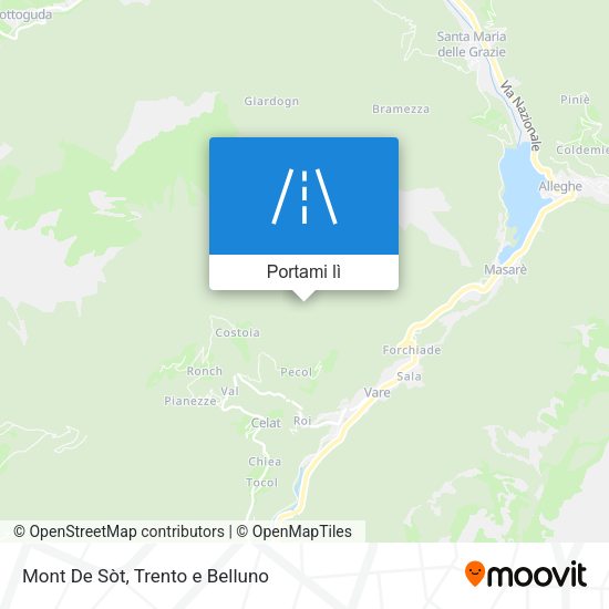 Mappa Mont De Sòt