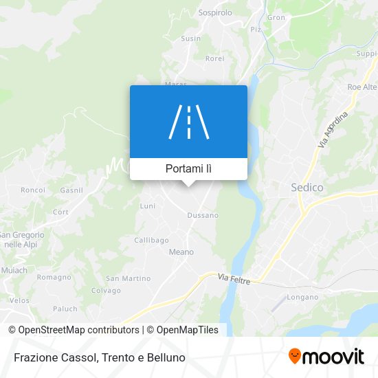 Mappa Frazione Cassol