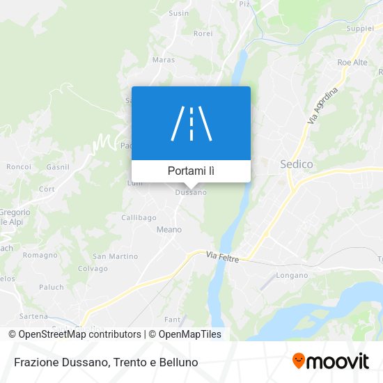 Mappa Frazione Dussano