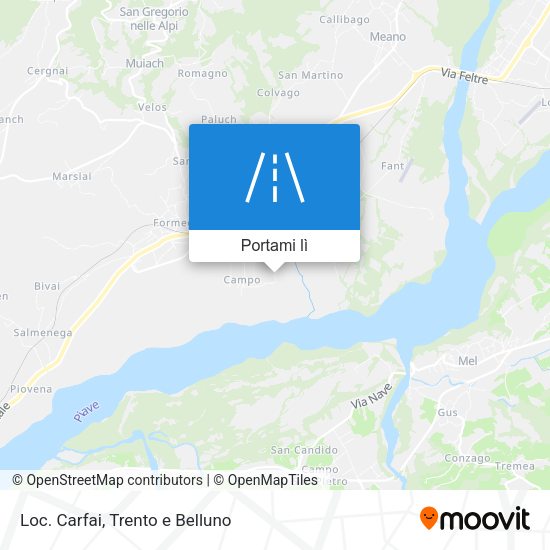 Mappa Loc. Carfai