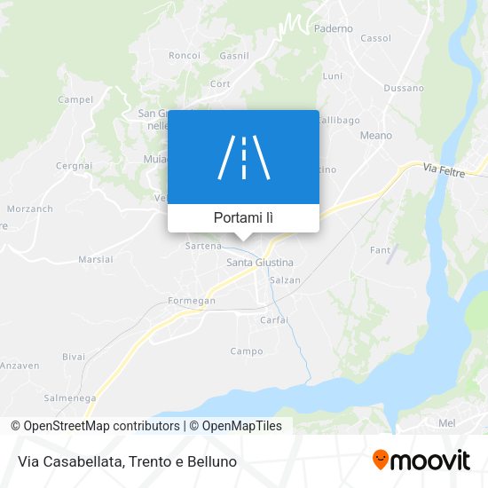 Mappa Via Casabellata