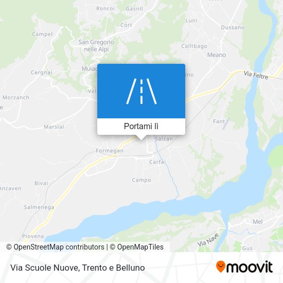 Mappa Via Scuole Nuove