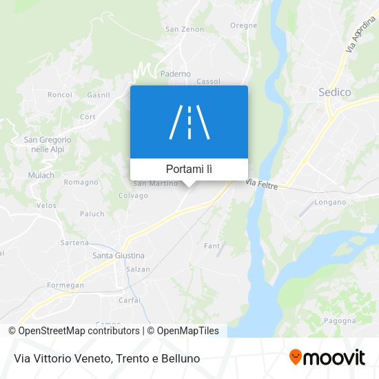 Mappa Via Vittorio Veneto