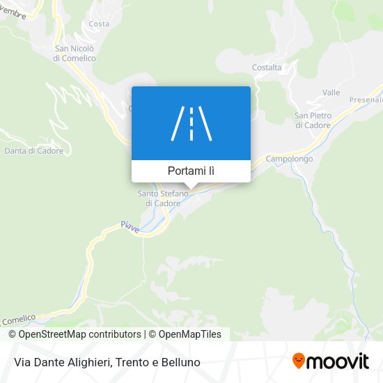 Mappa Via Dante Alighieri