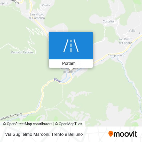 Mappa Via Guglielmo Marconi