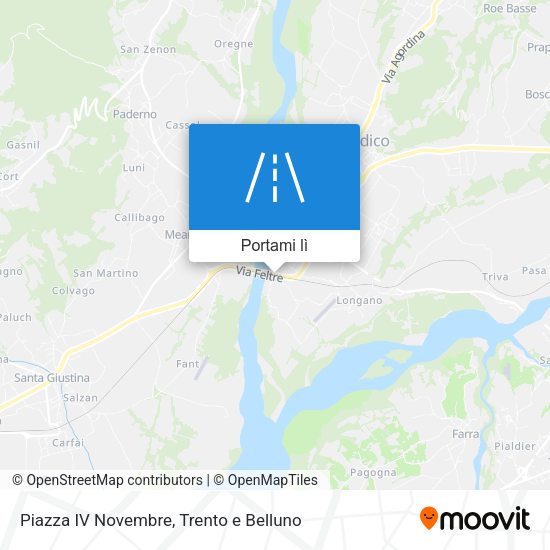 Mappa Piazza IV Novembre