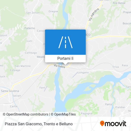 Mappa Piazza San Giacomo