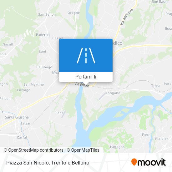 Mappa Piazza San Nicolò