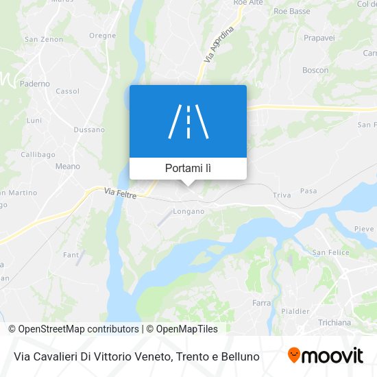 Mappa Via Cavalieri Di Vittorio Veneto