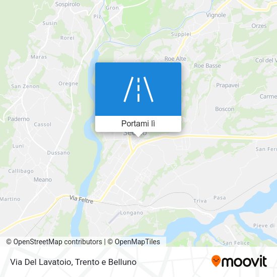 Mappa Via Del Lavatoio