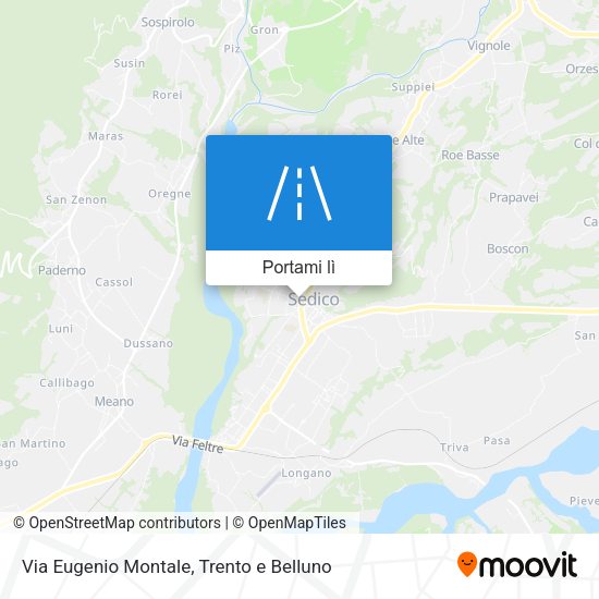Mappa Via Eugenio Montale