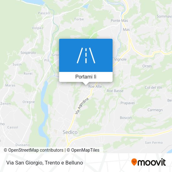 Mappa Via San Giorgio