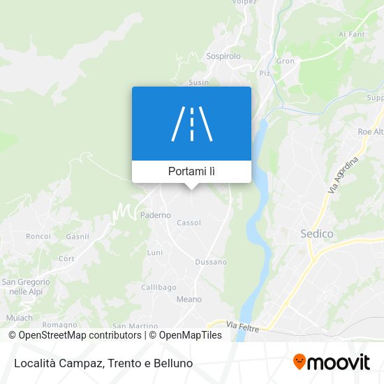 Mappa Località Campaz