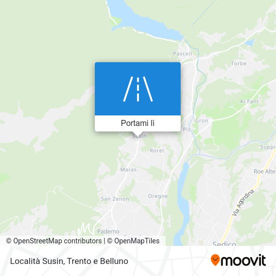 Mappa Località Susin