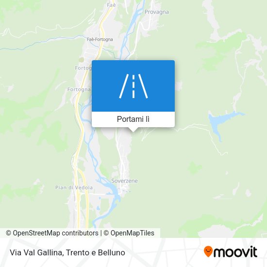Mappa Via Val Gallina