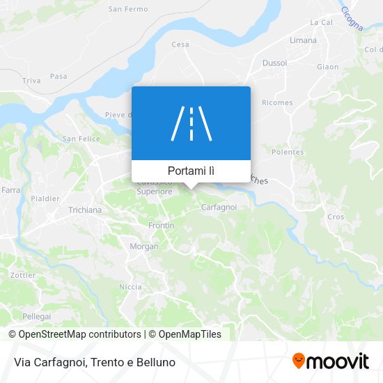 Mappa Via Carfagnoi