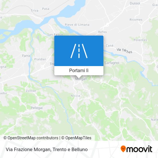 Mappa Via Frazione Morgan