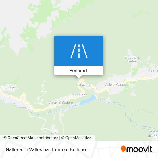 Mappa Galleria Di Vallesina