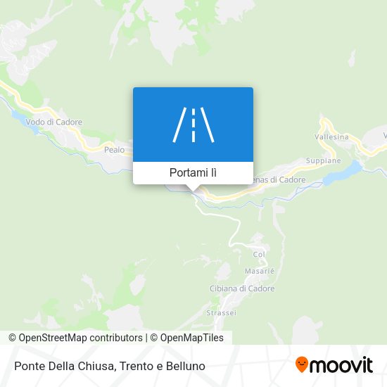 Mappa Ponte Della Chiusa
