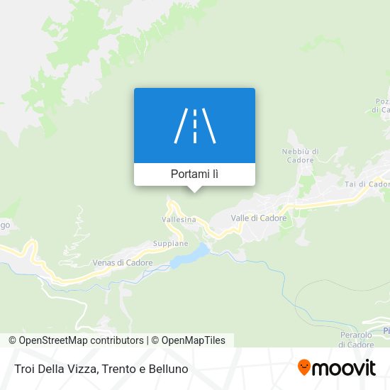 Mappa Troi Della Vizza
