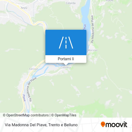 Mappa Via Madonna Del Piave