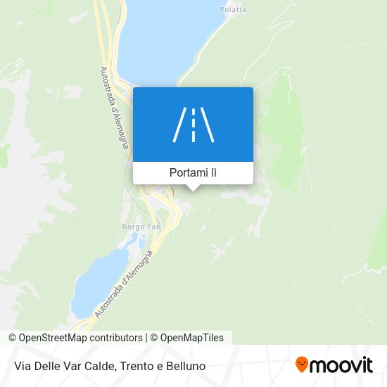 Mappa Via Delle Var Calde