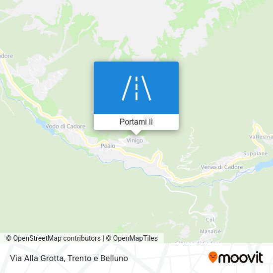 Mappa Via Alla Grotta