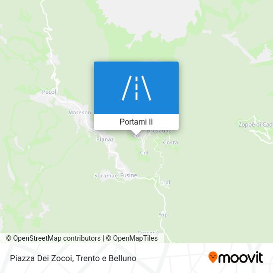 Mappa Piazza Dei Zocoi