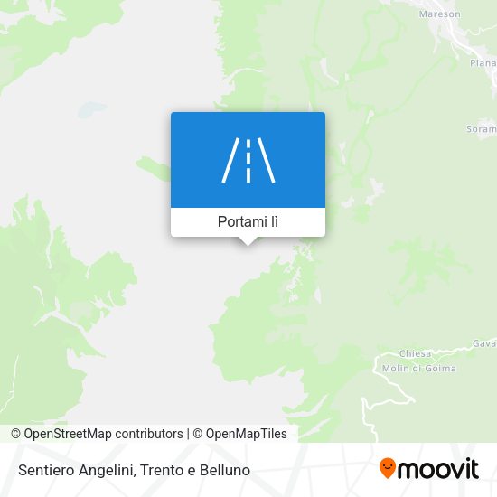Mappa Sentiero Angelini