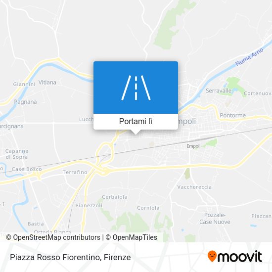 Mappa Piazza Rosso Fiorentino