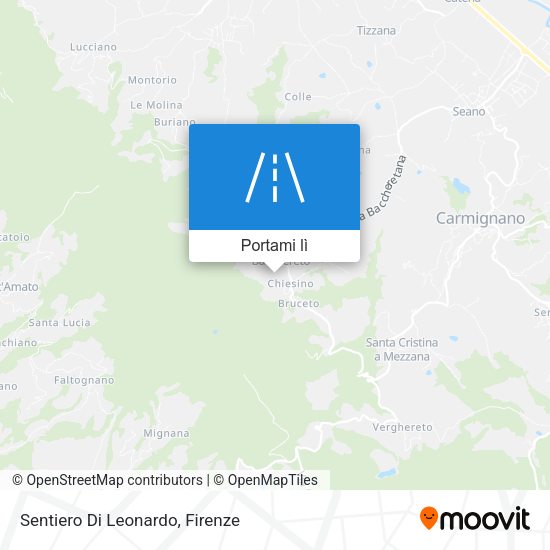 Mappa Sentiero Di Leonardo